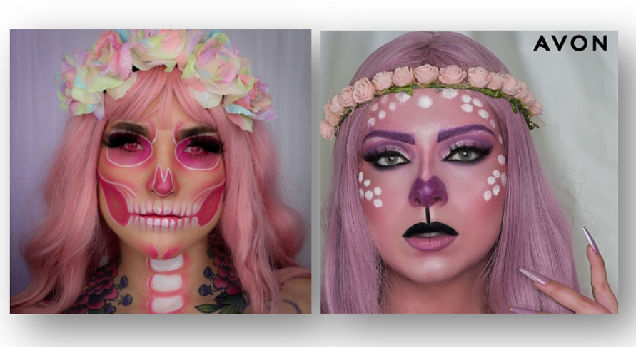  Halloween ahora es rosa  ideas de maquillaje fáciles, accesibles y con propósito
