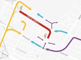 En Barranquilla hay cierres viales este fin de semana por eventos deportivos y realización de obras civiles